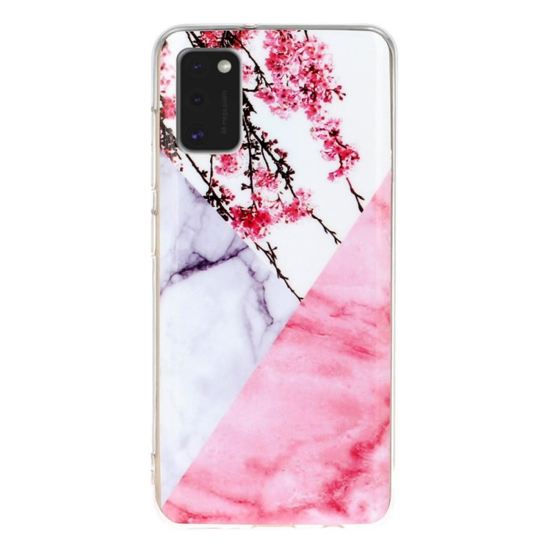 Marble Pattern IMD TPU Soft Back Case for Samsung Galaxy A41 - Style F