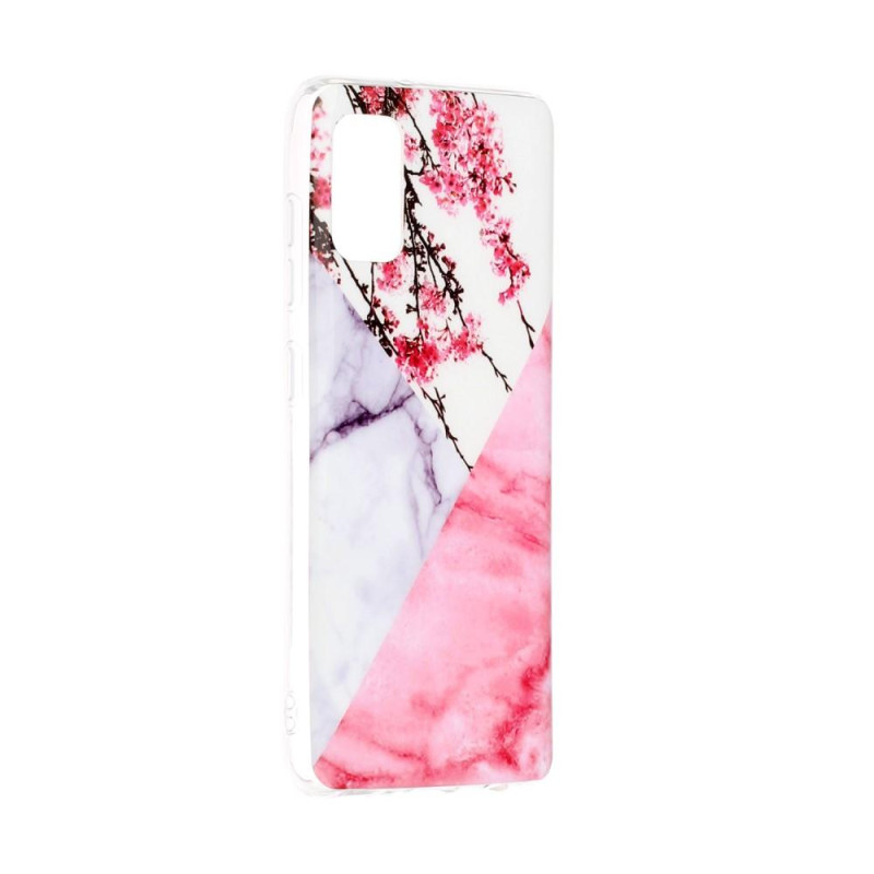 Marble Pattern IMD TPU Soft Back Case for Samsung Galaxy A41 - Style F