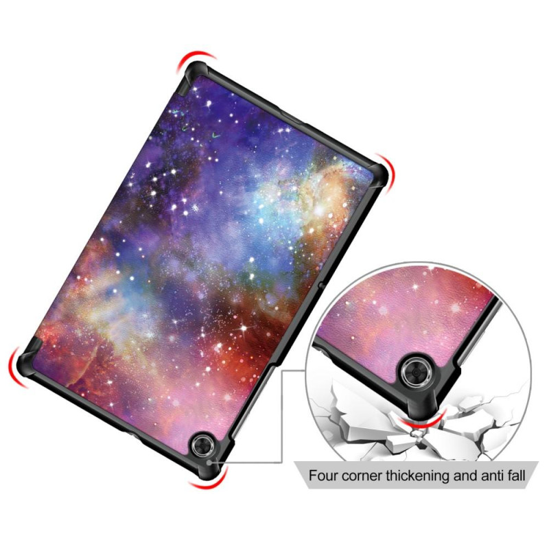 Tri - fold Stand Case for Lenovo Tab M10 FHD Plus - Galaxy
