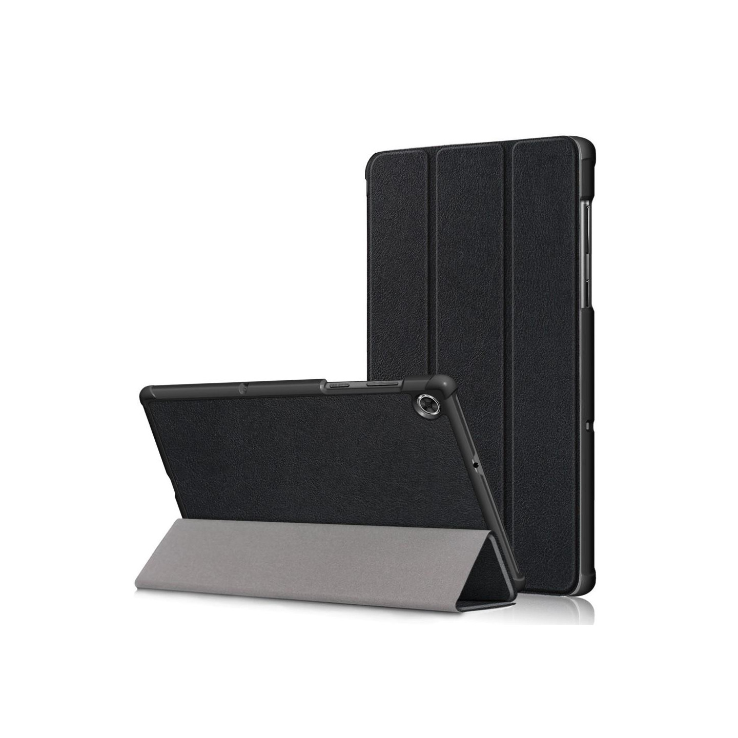 Tri - fold Stand Case for Lenovo Tab M10 FHD Plus - Black