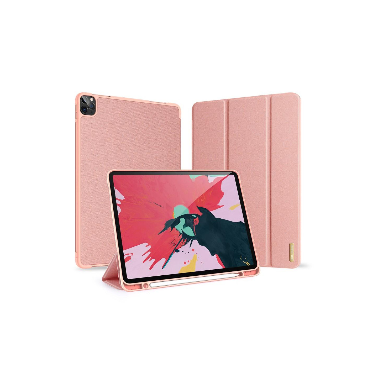 DUX DUCIS Domo iPad Pro 11 (2020) / (2018) Tri - fold Stand Pink