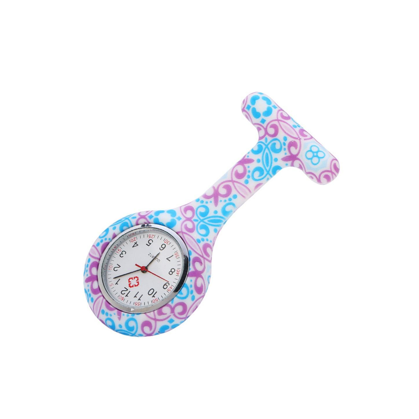 Ruostumattomasta teräksestä valmistettu arabialaiset numerot Quartz Doctor Nurse taskuk