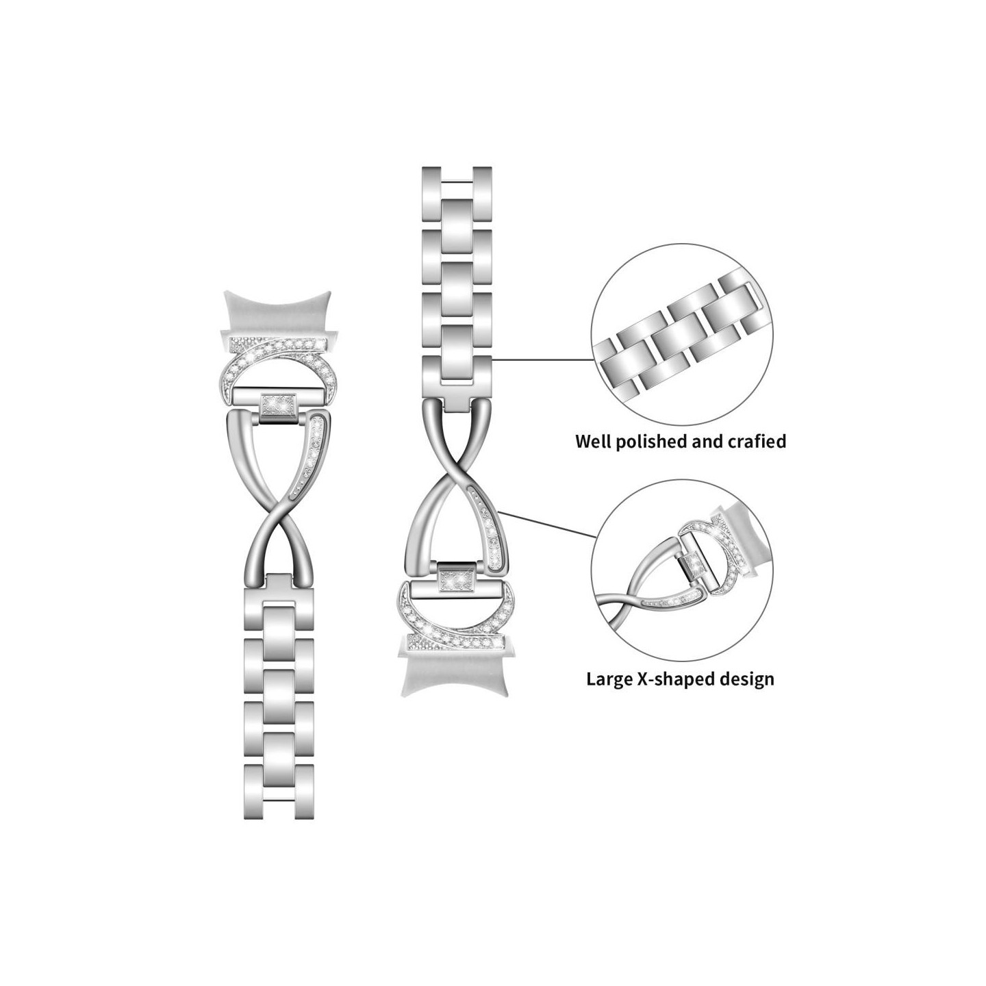 Klokkerem til Samsung Galaxy Watch6/5/4 40 43 44 47 mm