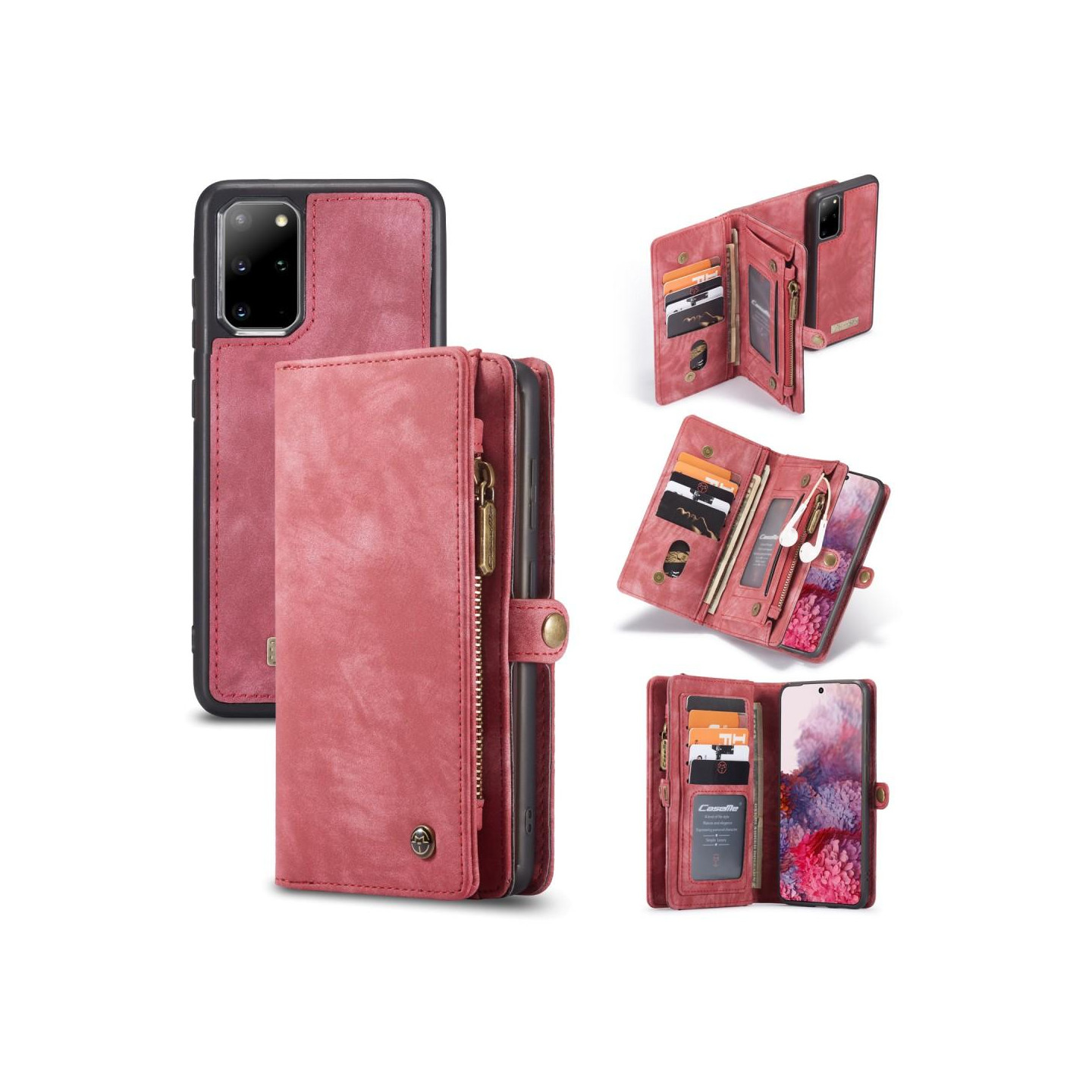 Samsung Galaxy S20 Plus CASEME Detachable 2 - in - 1 case - Red