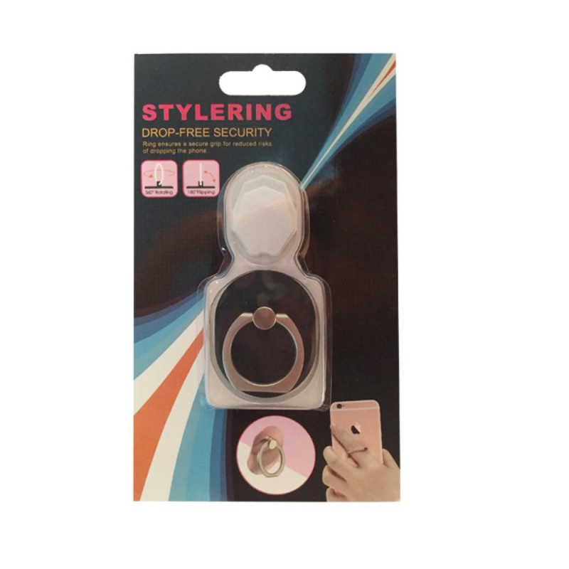 Oval Shape Finger Ring Grip Kickstand Bracket for iPhone Samsung etc
