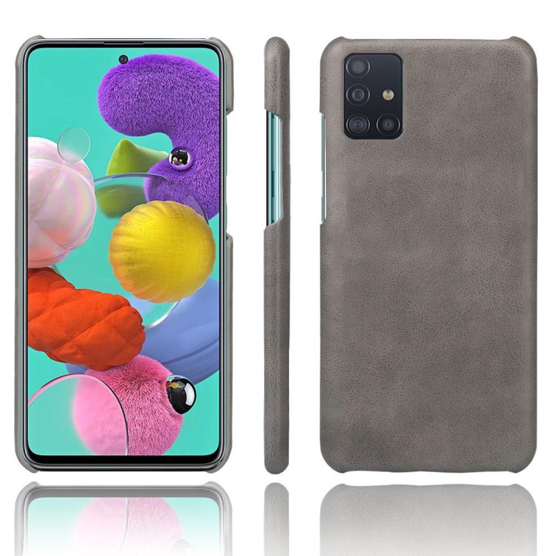 Crazy Horse Coated Case for Samsung Galaxy A71 - Gray