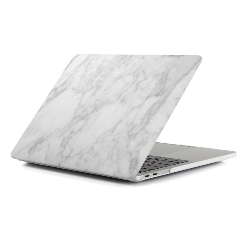 MacBook Air 13,3" A1932 (2018) + Retina - modeletui Marmor Lysegrå