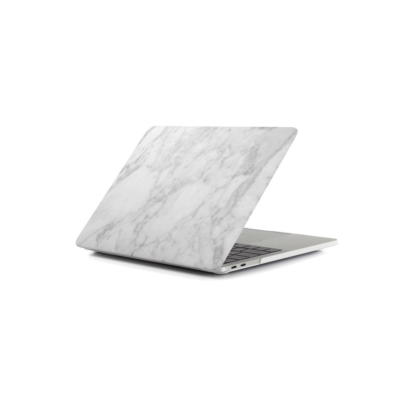 MacBook Air 13.3" A1932 (2018) + Retina - mallinen kotelo Marmori Vaaleanharmaa