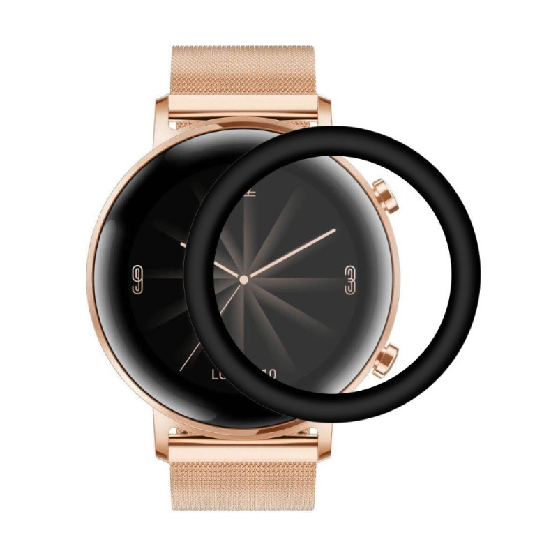 Huawei Watch GT2 42mm HAT PRINCE 3D PC Edge + PMMA karkaistu lasi