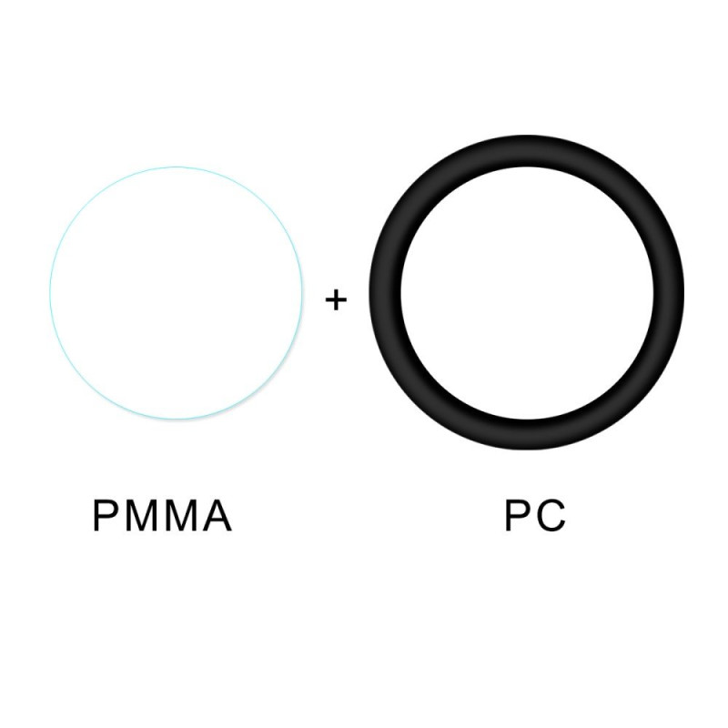 Huawei Watch GT2 42mm HAT PRINCE 3D PC Edge + PMMA hærdet glas