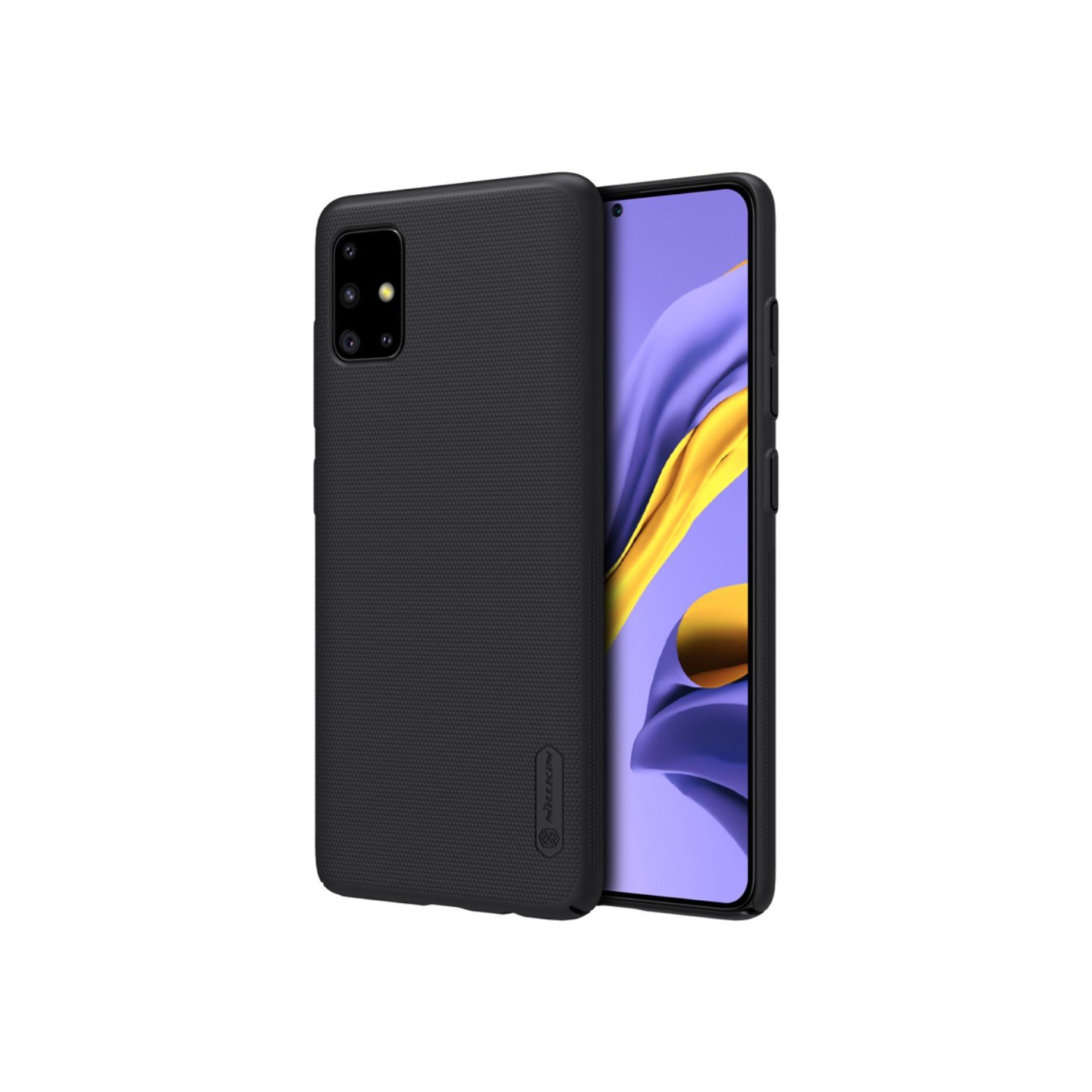NILLKIN Samsung Galaxy A51 Frostet Skall Hardt - Svart