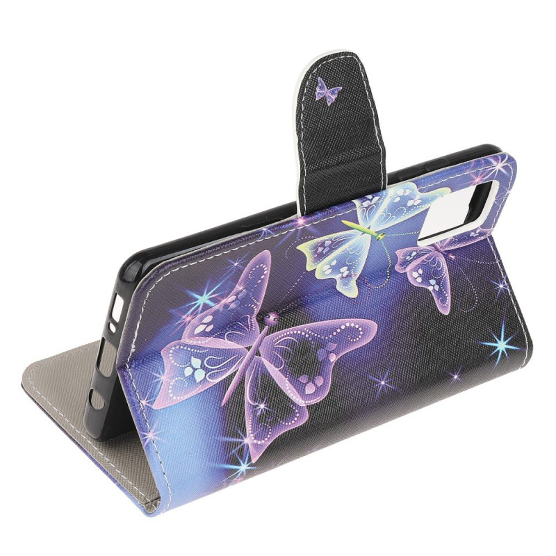 For Samsung Galaxy A51 Wallet Stand - Beautiful Butterfly