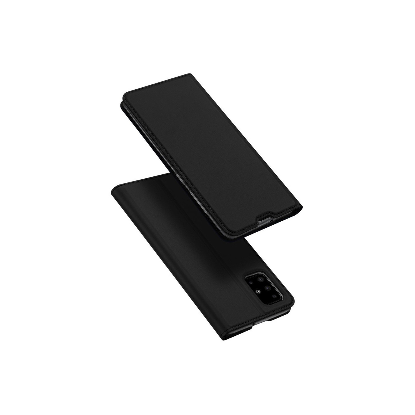 Samsung Galaxy A51 DUX DUCIS Skin Pro Series Stand Flip Case - Black