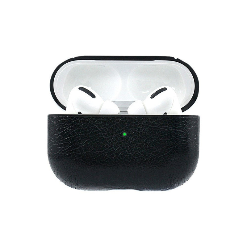 Crazy Horse suojakotelo Apple AirPods Prolle - Musta