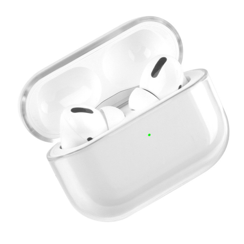Läpinäkyvä PC - ainutlaatuinen tyylikäs kotelo Apple AirPods Prolle - Pure