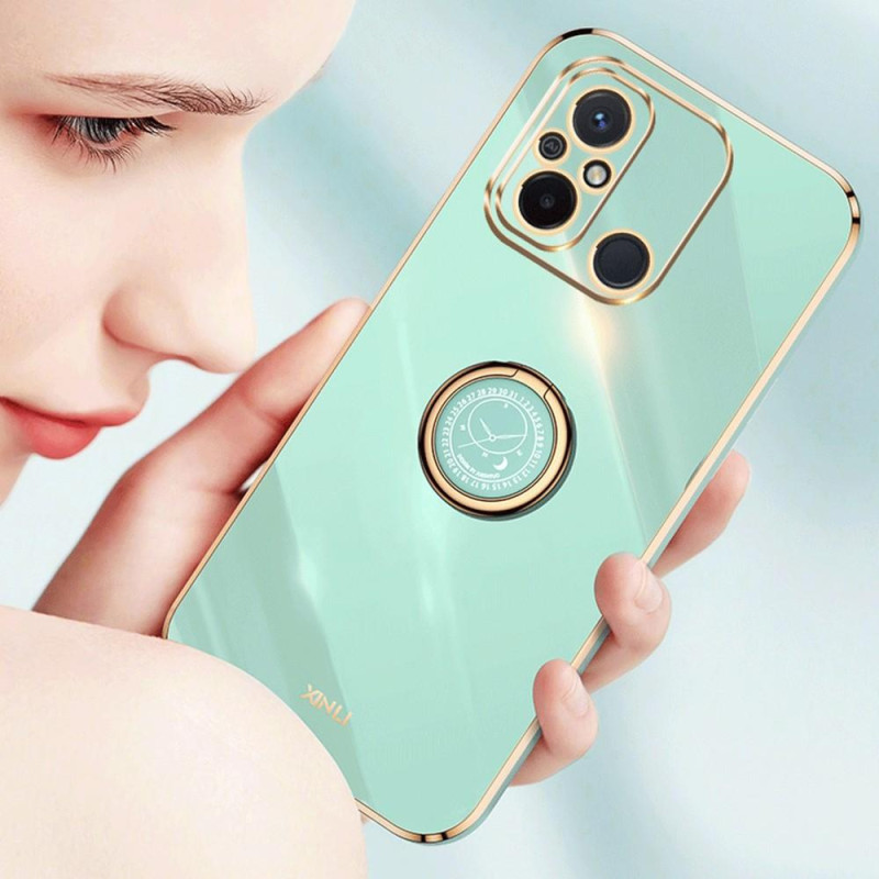 Til Xiaomi Redmi 12C Deksel Fingerring TPU - Svart