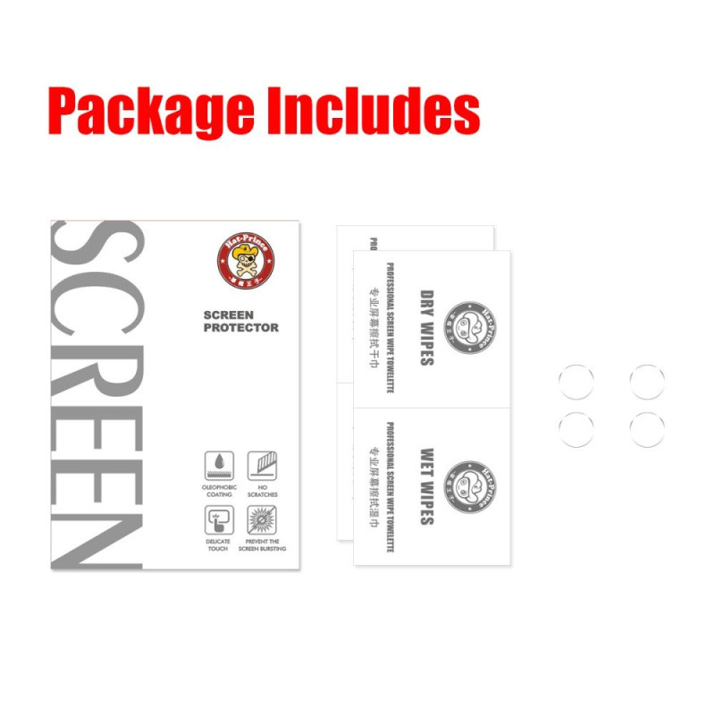 2+2kpl HAT PRINCE karkaistu lasikameralinssi iPhone 11: lle