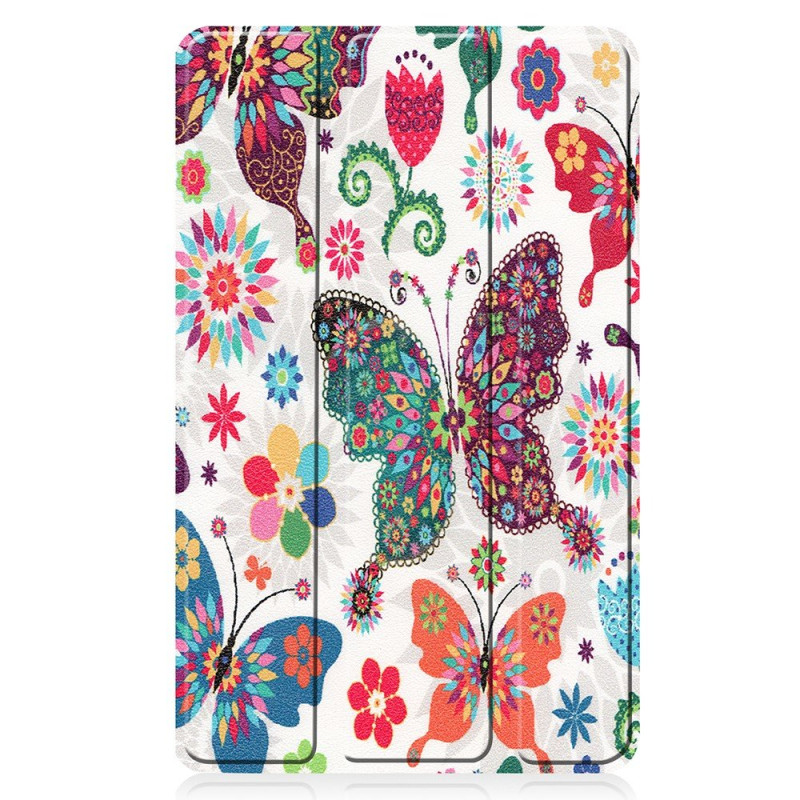 Pattern Tri - fold Stand Cover Lenovo Tab M7 - Butterflies