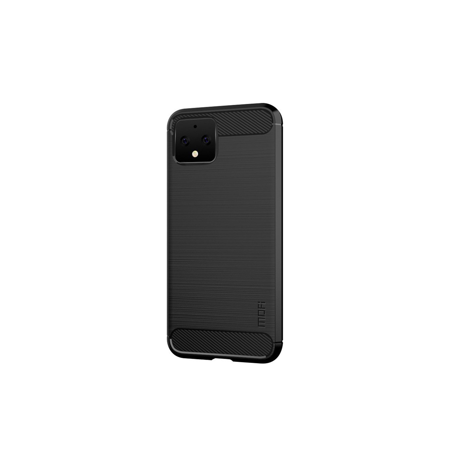 MOFI Google Pixel 4 Karbonfibercover - Sort
