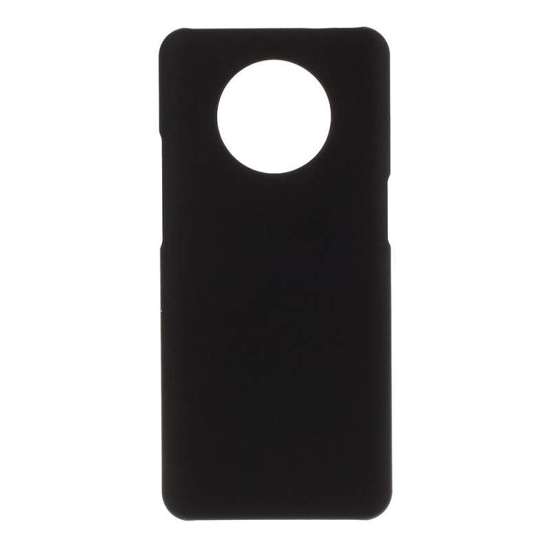 OnePlus 7T Cover Plastskall Gummiert - Sort