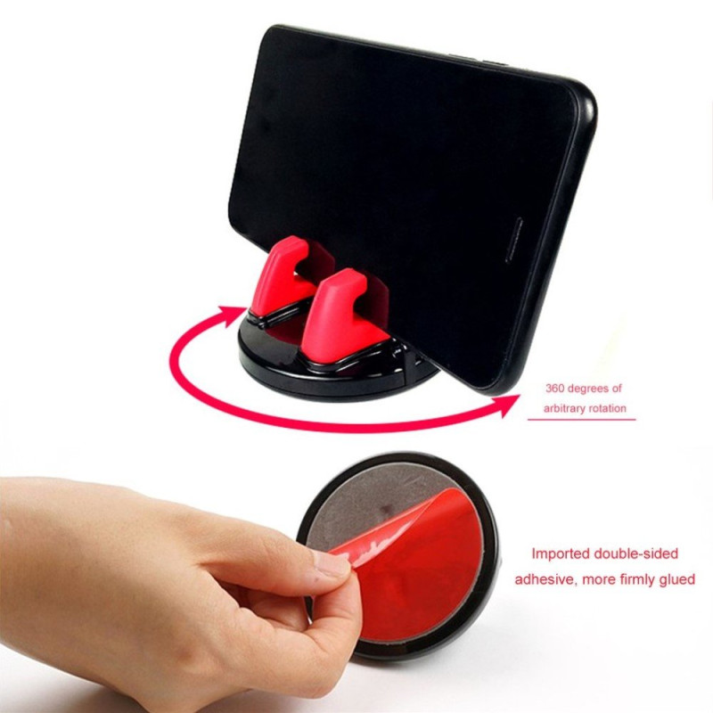 Soft Silicone 360 Degree Rotary Car/Desktop Mount Bracket