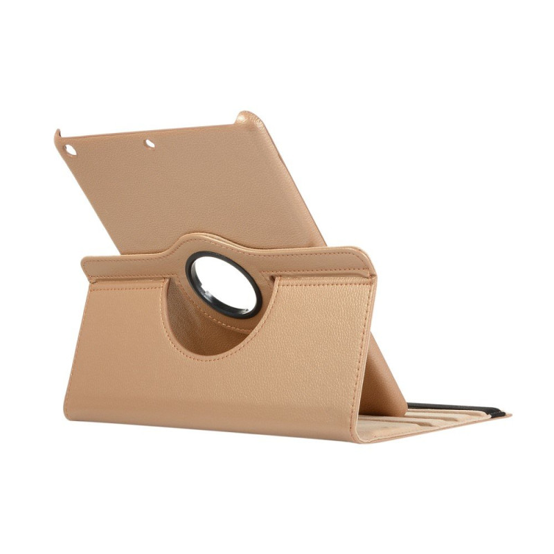 Apple iPad 10.2 2021/2020/2019 Litchi Texture Stand Case - Gold