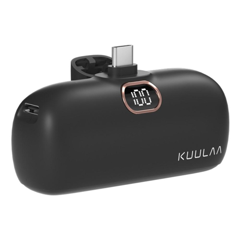 KUULAA 18W 5000mAh bærbar telefonoplader USB - C 2 porte