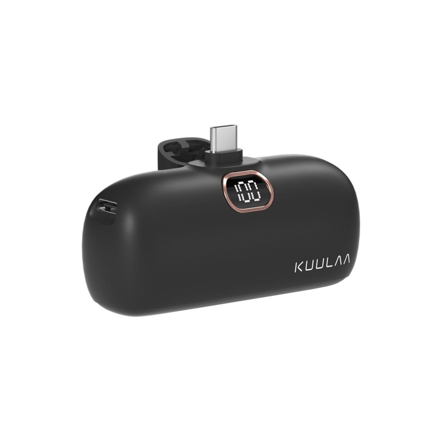 KUULAA 18W 5000mAh bærbar telefonlader USB - C Powerbank 2 porter