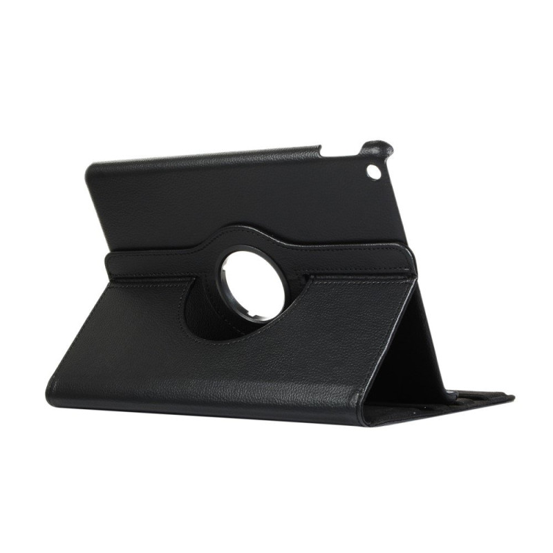 Apple iPad 10.2 2021/2020/2019 Litchi Texture Stand Case - Black