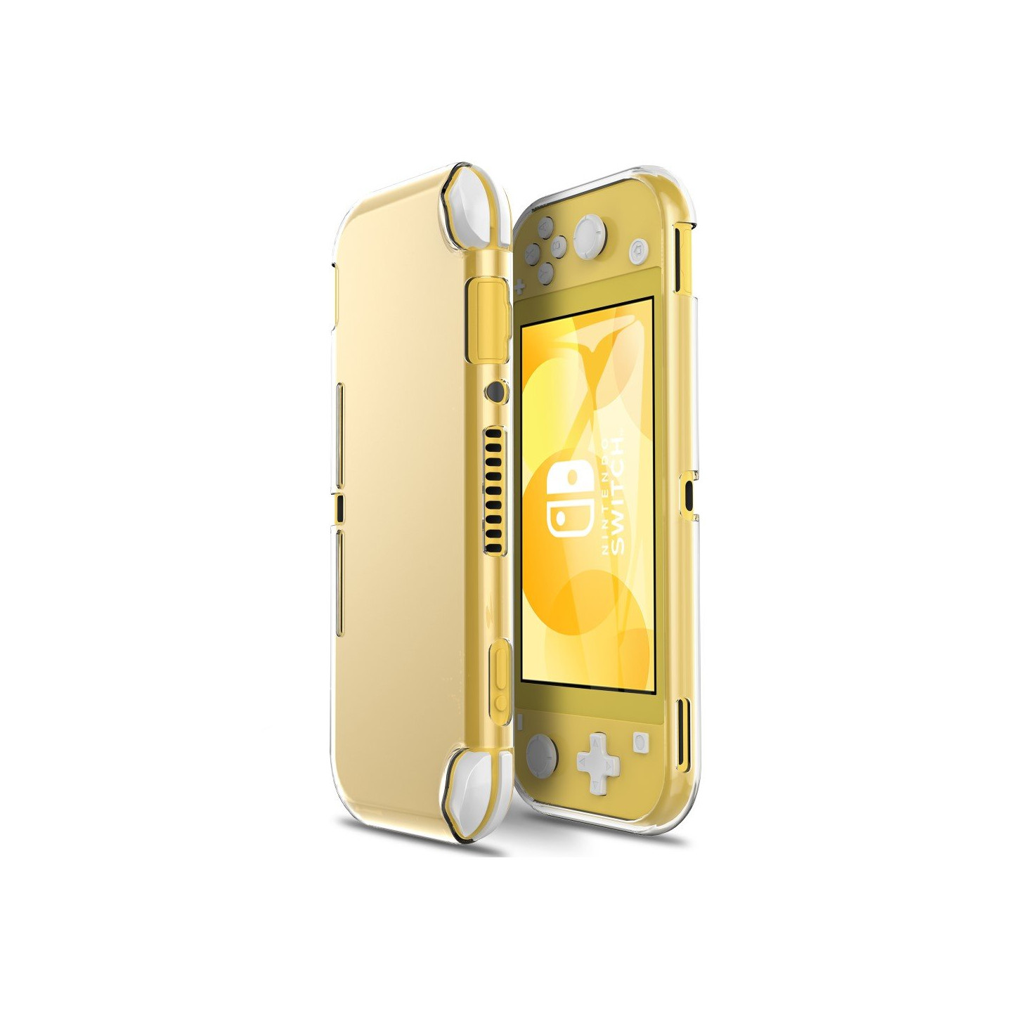 Kompatibel med Nintendo Switch Lite gjennomsiktig motstandsdyktig mykt termoplastisk polyuretan deksel