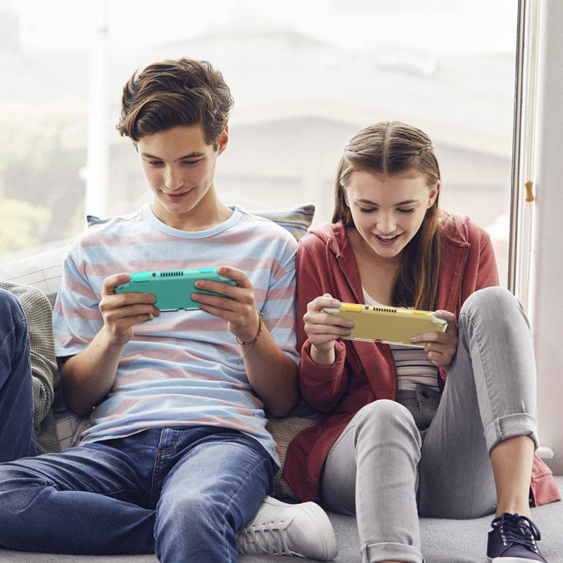 Kompatibel med Nintendo Switch Lite gjennomsiktig motstandsdyktig mykt termoplastisk polyuretan deksel