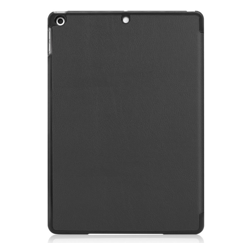 Tri - Fold Stander Tablet Cover til iPad 10.2 2021 2020 2019 Beskyttende Smart Etui med Automatisk Sleep og Wake - Sort