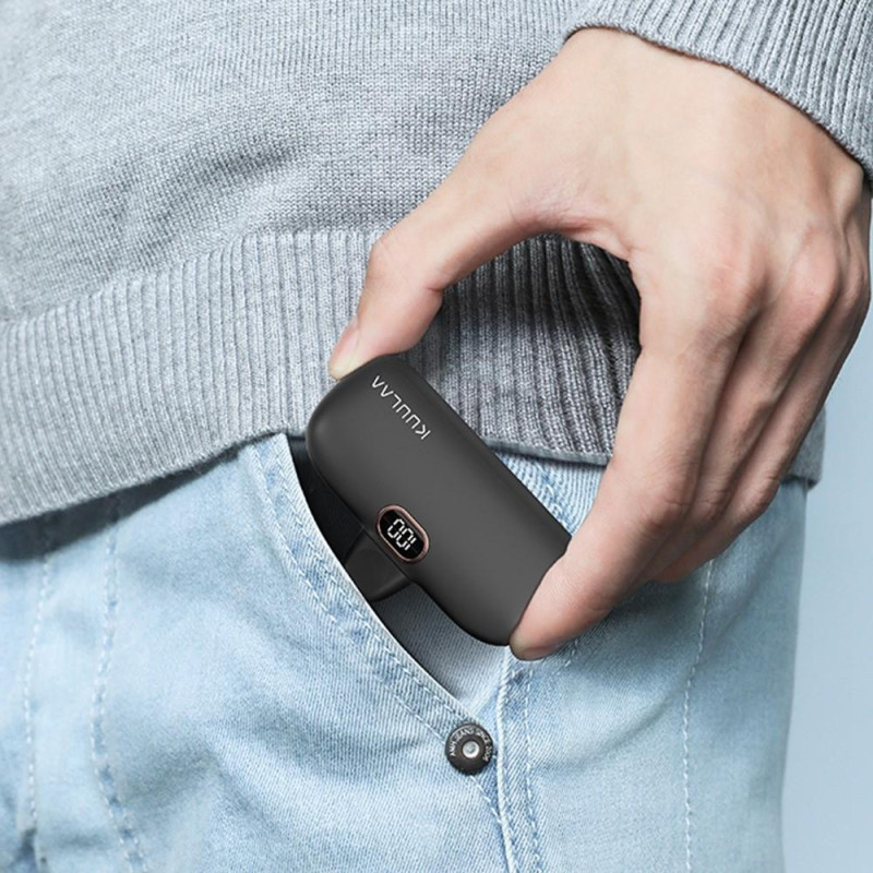 KUULAA 18W 5000mAh bærbar telefonlader USB - C Powerbank 2 porter