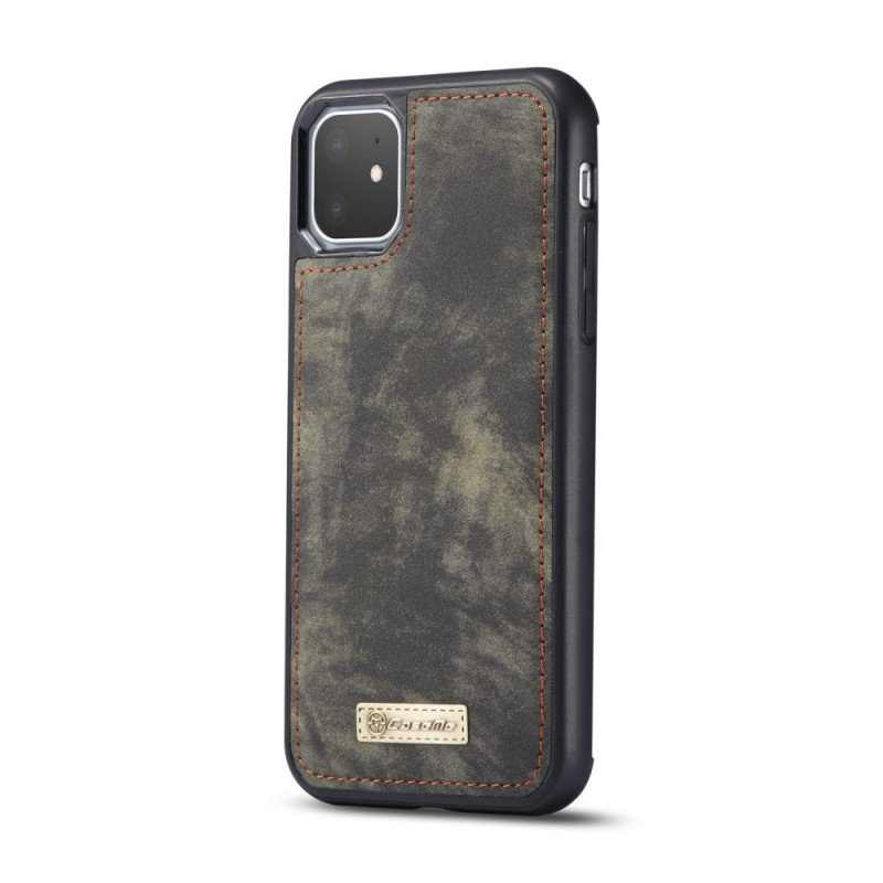 iPhone 11 CASEME Split Lompakkokotelo - Harmaa