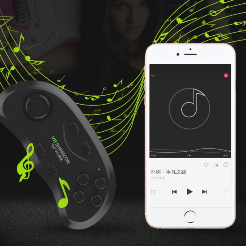 VR SHINECON Bluetooth 3.0 trådløs gamepad for smarttelefon og VR
