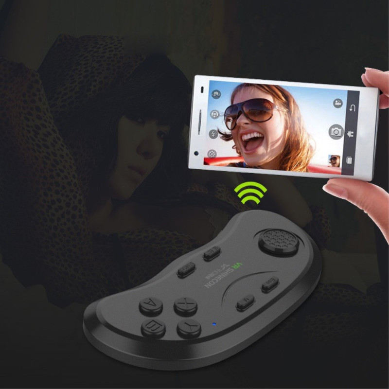 VR SHINECON Bluetooth Remote Control Game Handle Wireless Shutter