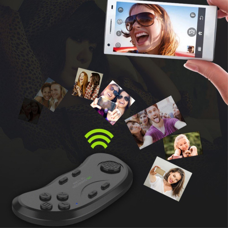 VR SHINECON Sininentooth Remote Control Game Handle Langattomat Shutter