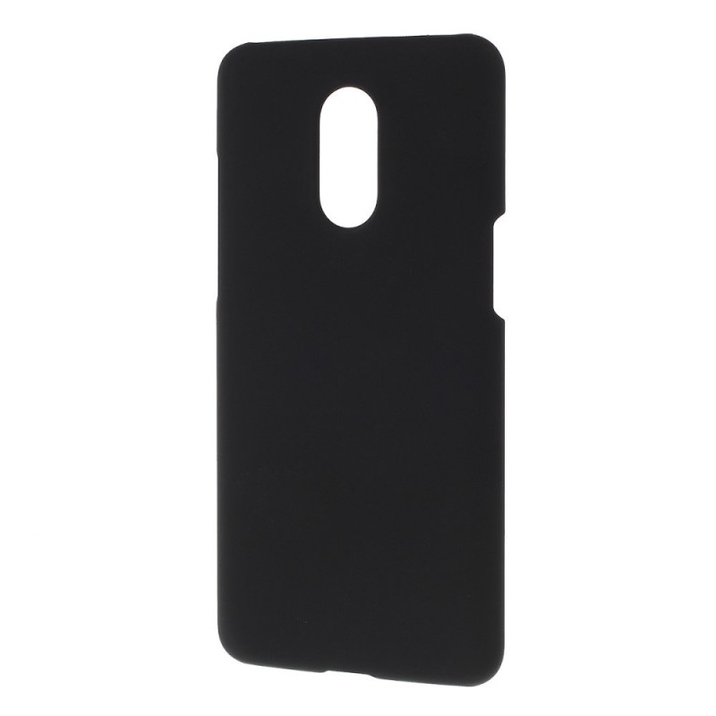 OnePlus 7 Cover Plastskall Gummiert - Sort