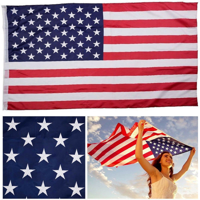 3 x 5 fod 90x150 cm amerikansk flag USA