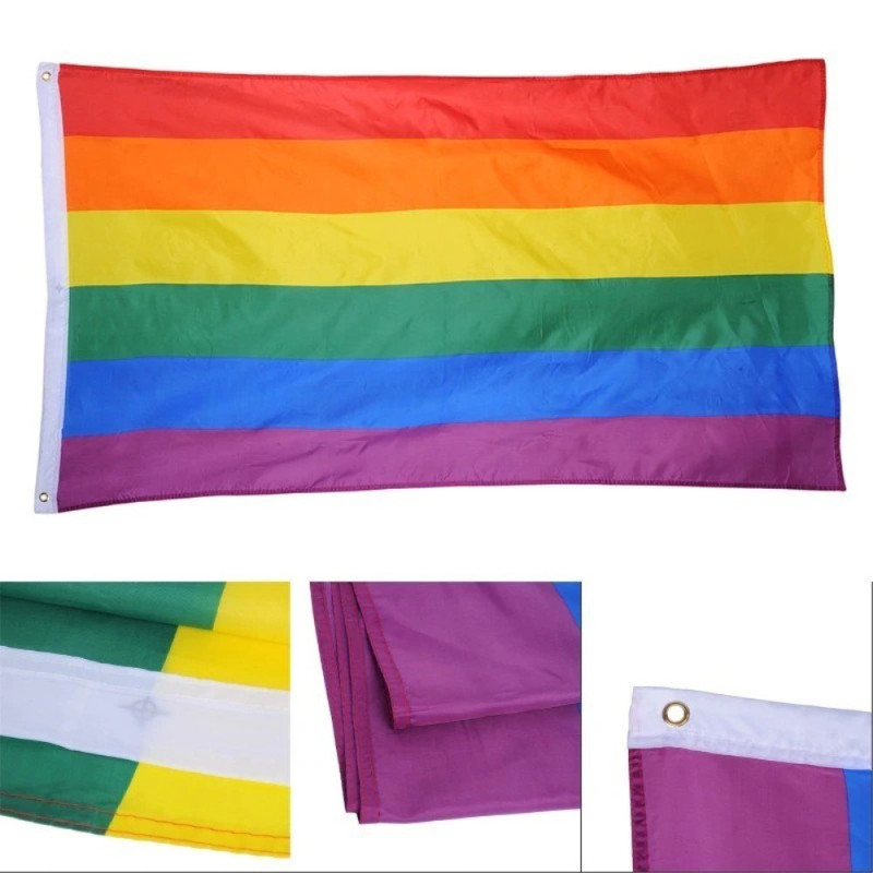 90* 150 cm/3* 5 fod Regnbueflag Gay Pride Peace LGBT Polyesterflag Transgender - banner