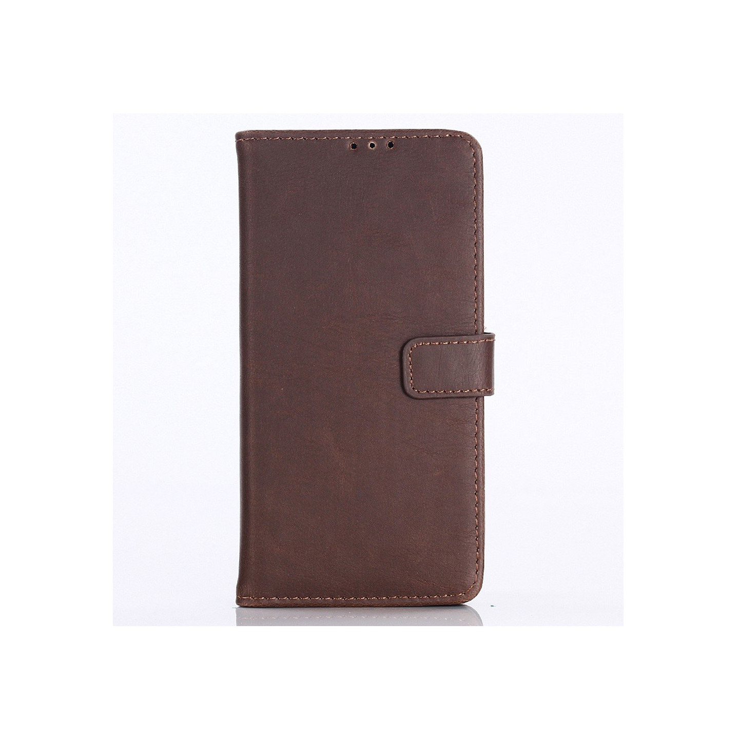 Crazy Horse Wallet Case for Samsung Galaxy Note 10 - Coffee