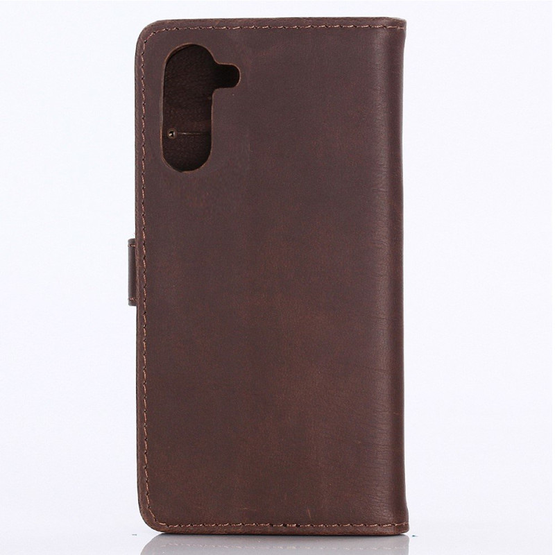 Samsung Galaxy Note 10 Retro Lommebok - cover - Kaffe