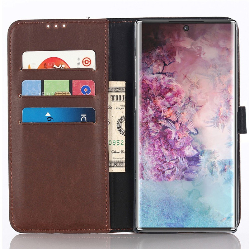 Samsung Galaxy Note 10 Retro Lommebok - cover - Kaffe
