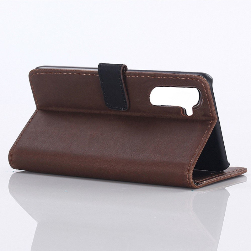 Crazy Horse Wallet Case for Samsung Galaxy Note 10 - Coffee