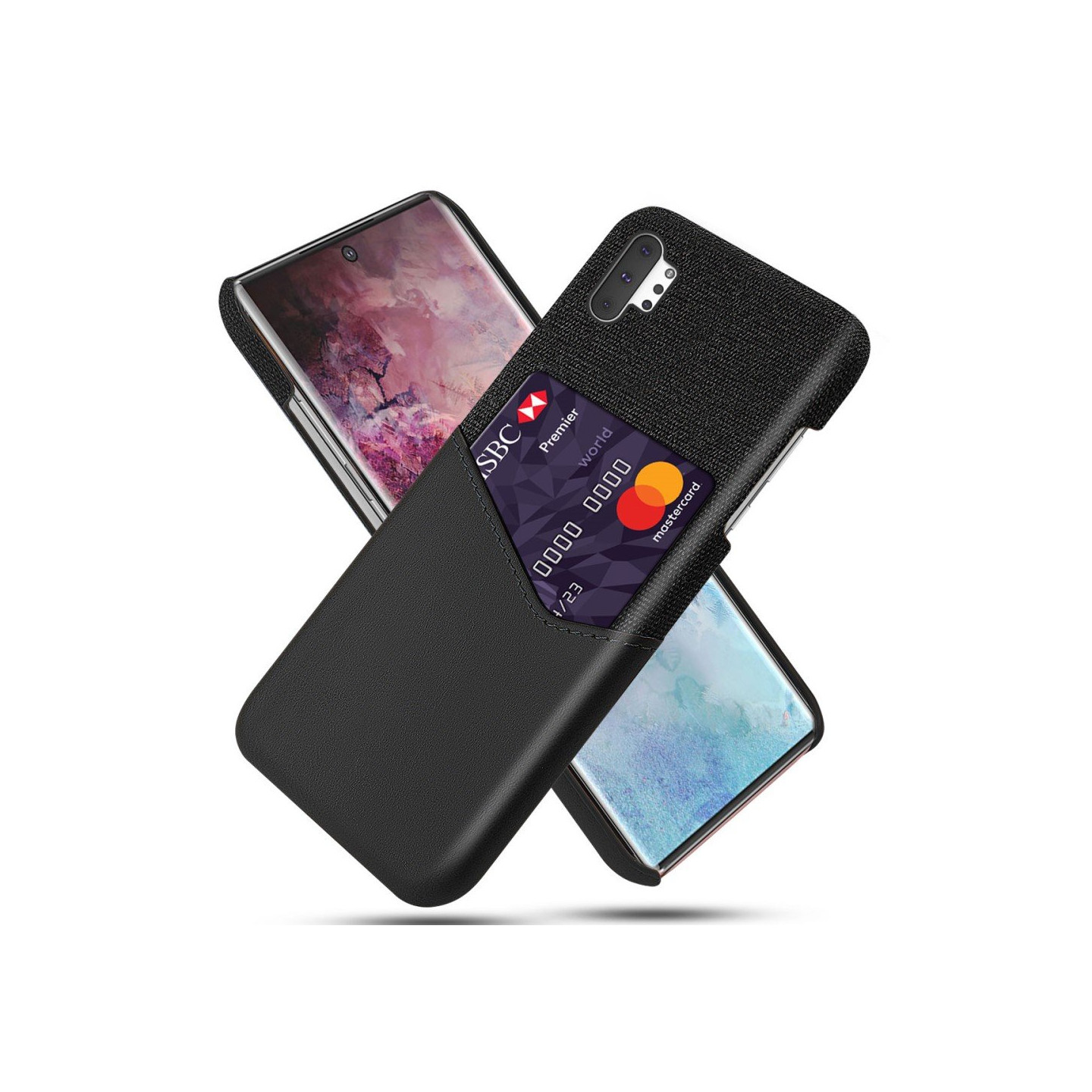 KSQ - kotelo korttipaikalla Samsung Galaxy Note 10 Plus - puhelimelle