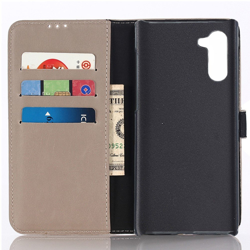 Samsung Galaxy Note 10 Retro Lommebok - cover - Beige