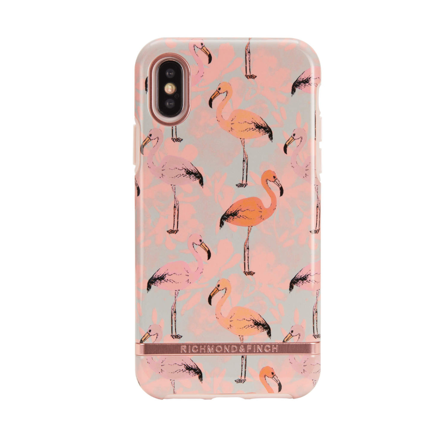 Richmond & Finch - deksel til iPhone XS Max - Rosa Flamingo