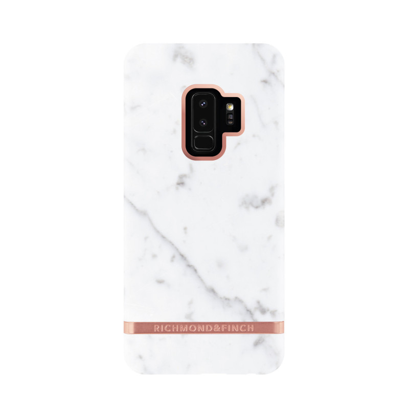 Richmond & Finch suojakuori to Samsung Galaxy S9 Plus - Valkoinen Marble