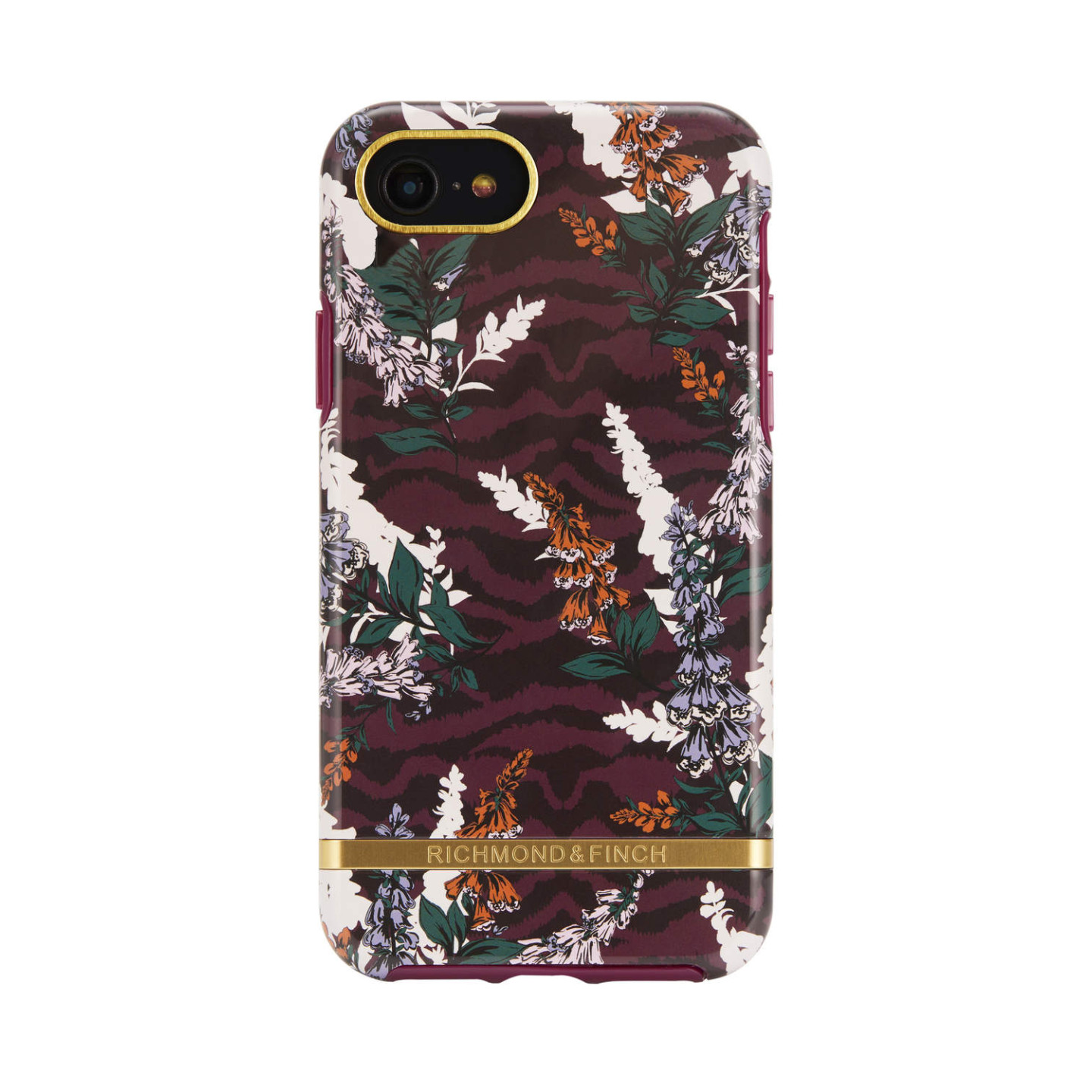 Richmond & Finch suojakuori to IPhone 8/7/6/SE - Floral Zebra