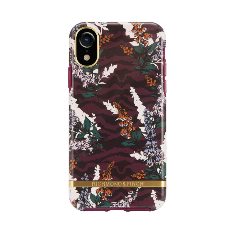 Richmond & Finch suojakuori to IPhone XR - Floral Zebra